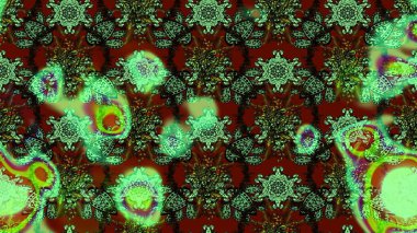 Tekstil, kumaş, kapaklar, duvar kağıtları, baskı, naylon, koleksiyon defteri, örgü, dekupaj için güzel bir eskiz. Küçük yeşil, kahverengi kırmızı ve çiçeklerle oldukça kaliteli bir besin torbası deseni. Millefleurlar.