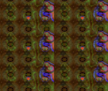 Renkli Bahar Teması eskiz kalıbı. Chichi 'nin kumaş kalıbını çiz. Düz Çiçek Elementleri Tasarımı. Çiçek deseni. Raster illüstrasyonu.