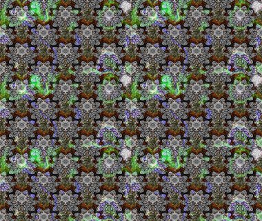 Motley illüstrasyonu. Çiçekli bahar çiçekleri. Moda baskıları için zarif bir şablon. Küçük renkli çiçekler. Küçük çiçekte şirin desenler.