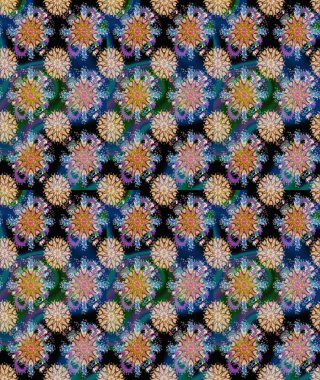 Güzel çiçek deseni. Mavi renkli çiçekler. Renkli Bahar Teması eskiz kalıbı. Düz Çiçek Elementleri Tasarımı.