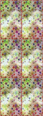 Çiçekler, yapraklar, dekoratif elementler, sıçramalar, lekeler, el çizimleri çizimleri ve Doodle çizimleri, grafik raster çizimleri.