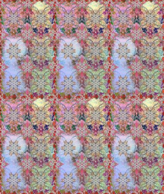 Hediye ambalaj kağıdı, tebrik kartları, posterler ve pankart tasarımı. Raster düz çiçekleri pürüzsüz desen. Tarafsız renklerde çiçekler.