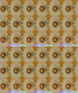 Varicolobeige Raster çizimi. Birçok bej ve soyut çiçekli tropikal çizim deseni. Küçük çiçekte sevimli çiçek deseni var..