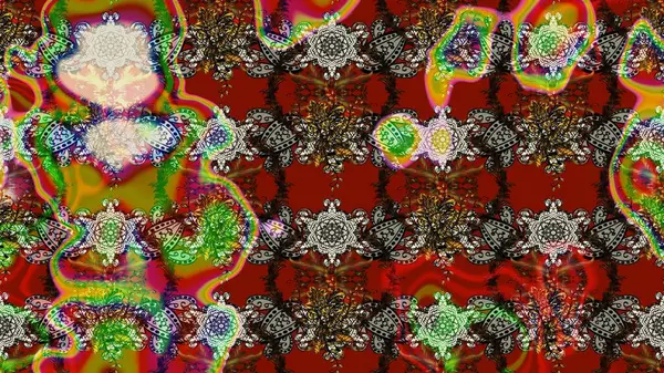 Kumaş, tekstil, duvar kağıdı baskısı için. Raster. Eski usul. Raster illüstrasyonu. Tomurcukları çiçek olan sevimli bir çiçek deseni. Taslak arkaplan.