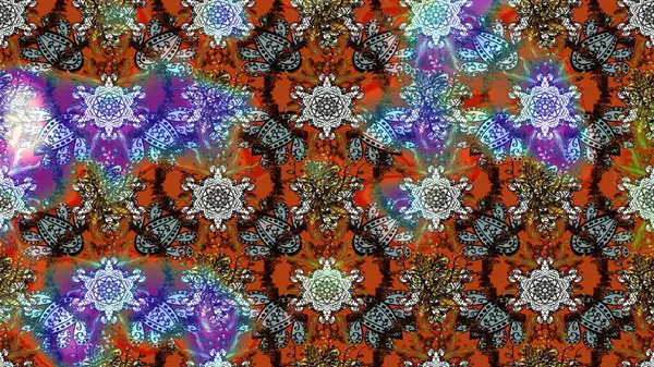 Zentangle soyut çiçekleri. Düz Çiçek Elementleri Tasarımı. Raster illüstrasyonu. Karalama çiçeği. Renkli Bahar Teması eskiz kalıbı. Şirin kumaş deseni.