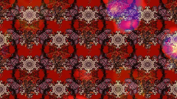 Çiçekler suluboya eskiz deseni. Raster Stili kumaş deseni.