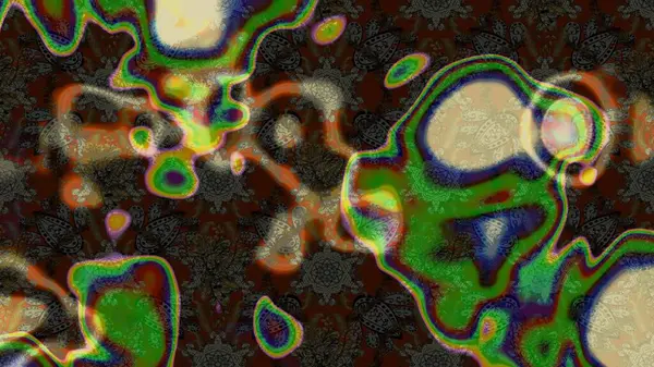 Küçük çiçekte güzel bir desen. Moda baskıları için zarif bir şablon. Küçük renkli çiçekler. Motley illüstrasyonu. Robot resim. Çiçekli bahar çiçekleri.