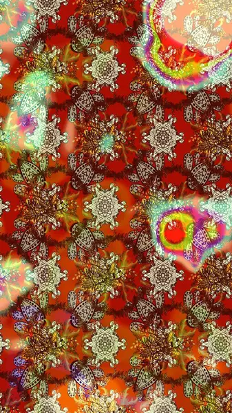 Etnik Mandala süsleme. Kullanılabilir Tekstil, tebrik kartı, boyama kitabı, telefon durumda yazdırma için. Raster kına dövme tarzı. Hint çiçek desenli madalyon desen.