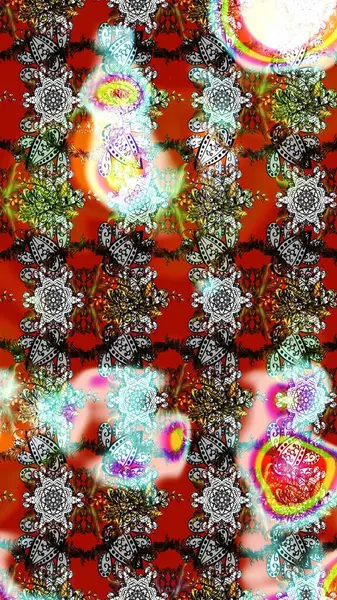 Düz Çiçek Elementleri Tasarımı. Renkli Bahar Teması eskiz kalıbı. Çiçekler gri, kırmızı ve nötr renklerde. Raster illüstrasyonunda çiçek deseni çizimi.