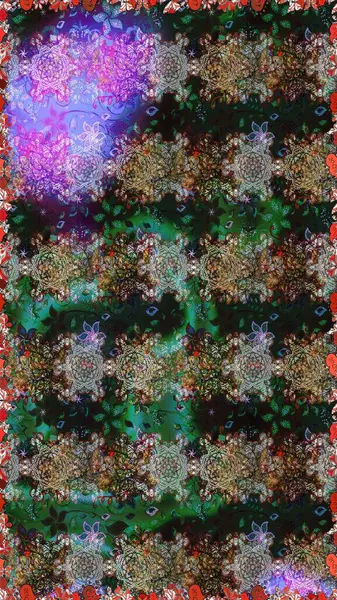 Sarma, tekstil ve duvar kâğıdı için kusursuz çiçek arkaplanı. Yumuşak pamuk tasarımı. Klasik çiçek desenli. Raster 'ın taze dokusu. Yumuşak kiremit.