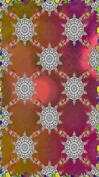 Küçük çaplı çiçeklerdeki basit şirin desenler. Raster illüstrasyonu. Tekstil veya kitap kapakları, imalat, duvar kağıtları, baskı, hediye paketi ve yapıştırma kitabı için çiçeksiz arka plan.