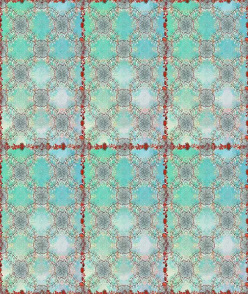 Fantezi kumaş deseni. Çiçekler, suluboya ile sorunsuz çiçek desenli. Raster desen.