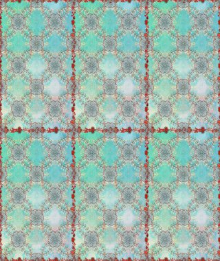 Fantezi kumaş deseni. Çiçekler, suluboya ile sorunsuz çiçek desenli. Raster desen.