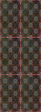 Raster çiçekleri klasik tarzda çizilmiş. Raster illüstrasyonu. Çiçekli, pürüzsüz bir desen. Gri renkte bahar çiçekleri..