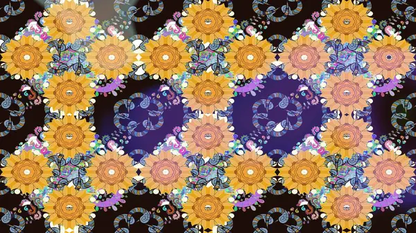 Modern gelişim, gri raster arka plan duvar kağıdı çizimi, klasik çizgi, desenli desenli çiçekler, çiçekli süsler. Çiçekli el çizimi çizimi deseni.