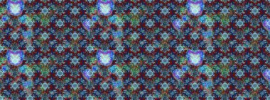 Mavi, kırmızı ve nötr renklerde çiçekler. Çiçekli karalama şeklinde Raster çiçek deseni. Nazik, narin çiçek arkaplanı.