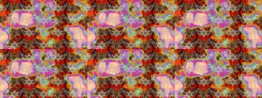 Düz Çiçek Elementleri Tasarımı. Çiçeksel fantezi tasarımı ve parlak bir arka plan çizimi. Renkli Bahar Teması çizim şablonu.