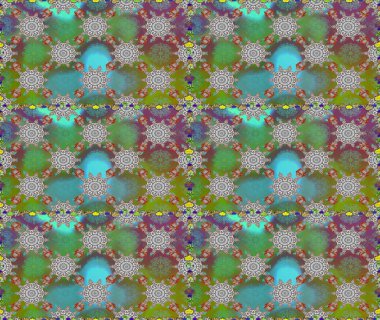 Klasik çiçek desenli. Raster 'ın taze dokusu. Yumuşak pamuk tasarımı. Sarma, tekstil ve duvar kâğıdı için kusursuz çiçek arkaplanı. Yumuşak kiremit.