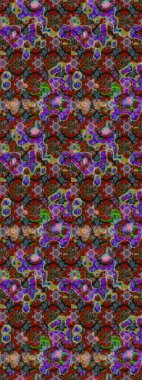 Etnik Mandala süsü. Raster Henna dövme stili. Tekstil, tebrik kartı, boyama kitabı, telefon kılıfı baskısı için kullanılabilir. Hint çiçekli desenli şal desenli..