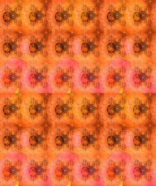 Küçük çiçekte güzel bir çiçek deseni var. Çiçekli çiçek deseni, suluboya. Raster deseni.