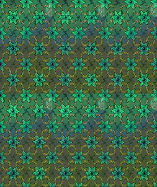 Raster deseni. Çiçekli çiçek deseni, suluboya. Süslü kumaş deseni.