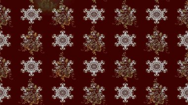 Raster illüstrasyonundaki çiçek desenli çizim. Suluboya tarzında kahverengi renkte çiçekler.