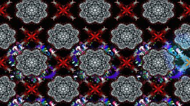 Küçük renkli çiçekler. Moda baskıları için zarif bir şablon. Robot resim. Motley illüstrasyonu. Küçük çiçekte güzel bir desen. Çiçekli bahar çiçekleri.