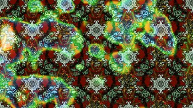 Yeşil, kahverengi ve gri renklerde bahar çiçekleri. Çiçekli yumuşak bir eskiz şekli. Raster illüstrasyonu. Raster çiçekleri klasik tarzda resmedilir..