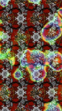 Moda baskıları için zarif bir şablon. Küçük çiçekte güzel bir desen. Küçük renkli çiçekler. Çiçekli bahar çiçekleri. Motley illüstrasyonu.