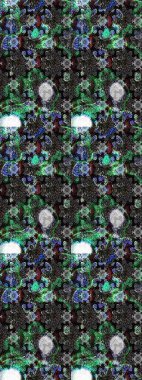 Düz Çiçek Elementleri Tasarımı. Renkli Bahar Teması eskiz kalıbı. Raster illüstrasyonundaki çiçek desenli çizim. Güzel kumaş deseni.