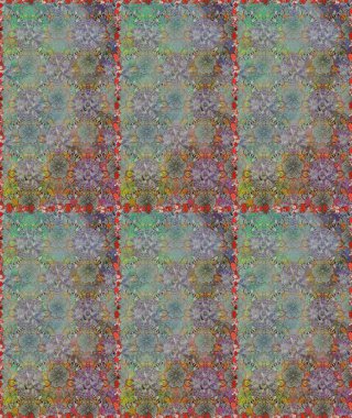 El çizimi Raster çizimi. Duvar kağıdı, web sitesi arka planı, ambalaj kağıdı, davetiye, broşür, afiş veya web sitesi için kusursuz çiçek deseni kullanılabilir. Parlak elementlerin.