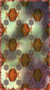 Raster illüstrasyonu. Tekstil ya da kitap kapakları, imalat, duvar kağıtları, baskı, hediye paketi ve yapıştırma kitabı için çiçeksiz arka plan. Küçük ölçekli çiçeklerdeki basit sevimli desen.