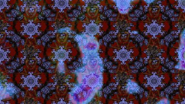 Küçük renkli çiçekler. Kahverengi, siyah ve menekşe çiçekli bahar çiçekleri. Moda baskıları için zarif bir şablon. Motley illüstrasyonu. Küçük çiçekte şirin desenler.