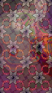 Suluboya çizim kalıbı. Eski model. Dekorasyon ve tasarım için güzel bir desen. Çiçeğin suluboya çizimlerinin mükemmel deseni. Moda yazdırma.