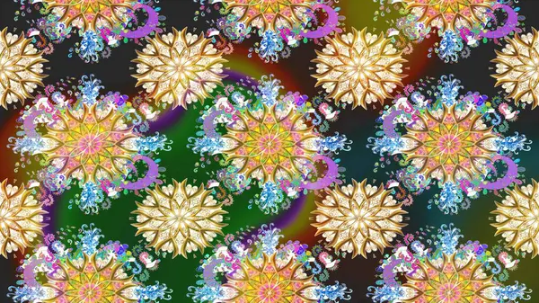 Güzel suluboya çiçek buketi pürüzsüz desen.