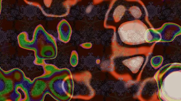 Raster illüstrasyonu. Küçük çiçekli şirin bir desen. Çiçek ve yapraklı çiçek deseni.