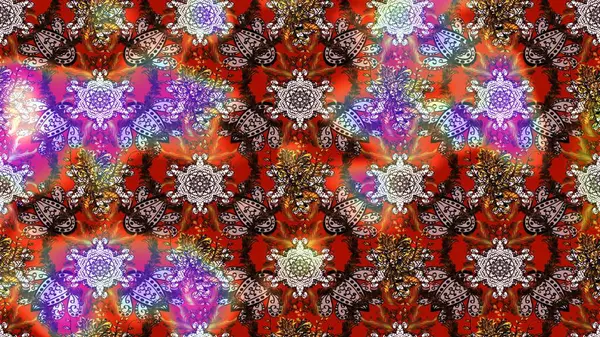 Raster. Kahverengi, nötr ve kırmızı renkte güzel çiçekli eskiz deseni, suluboya çiçek deseni, duvar kağıdı, kart veya kumaş için fayanslı.