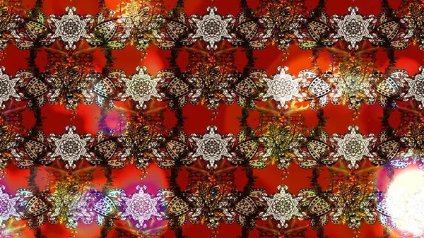 Çiçekli çiçek deseni, suluboya. Raster deseni. Süslü kumaş deseni.