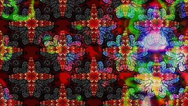 Kızılderili desenli desenli desenli şal deseni. Tekstil, tebrik kartı, boyama kitabı, telefon kılıfı baskısı için kullanılabilir. Etnik Mandala süsü. Raster Henna dövme stili.