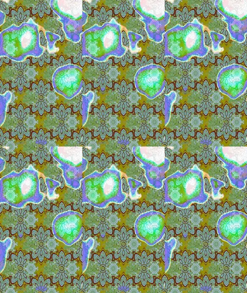 Yeşil renkli çiçekler. El çizimi. Çiçekli eskiz deseni. Suluboya çizimi.