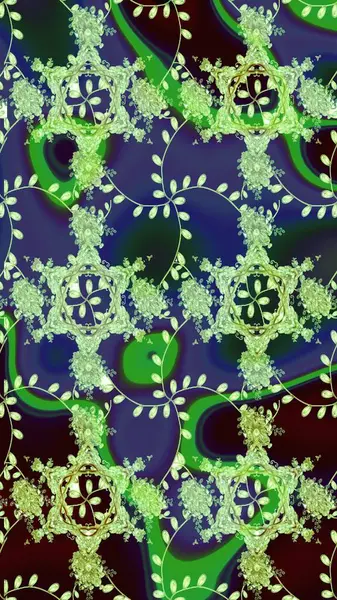Çiçekli karalama şeklinde Raster çiçek deseni. Nazik, narin çiçek arkaplanı. Yeşil, mor ve nötr renkte çiçekler.