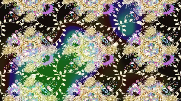 Kullanılabilir Tekstil, tebrik kartı, boyama kitabı, telefon durumda yazdırma için. Hint çiçek desenli madalyon desen. Raster kına dövme tarzı. Etnik Mandala süsleme.