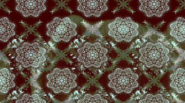 Sevimli çiçek raster deseni. Kahverengi renkli çiçekler. Sketch Colour Spring Theme eskiz kalıbı. Düz Çiçek Elementleri Tasarımı.