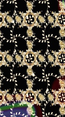 Çiçekli karalama şeklinde Raster çiçek deseni. Yumuşak, yaz çiçekli arka plan. Siyah, bej ve nötr renkte çiçekler.