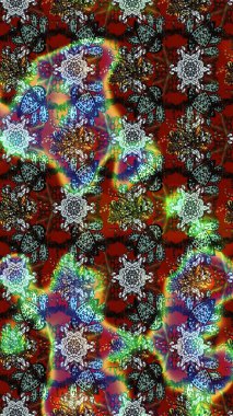 Çizim raster deseni. Çiçek arkaplan. Güzel kumaş deseni.