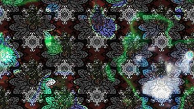 Raster suluboya çiçek deseni, narin çiçekler, gri çiçekler, tebrik kartı şablonu. Güzel kumaş deseni.