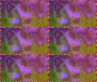 Raster güzel kumaş deseni. Soyut zerafet çiçek arka plan ile seamless modeli.