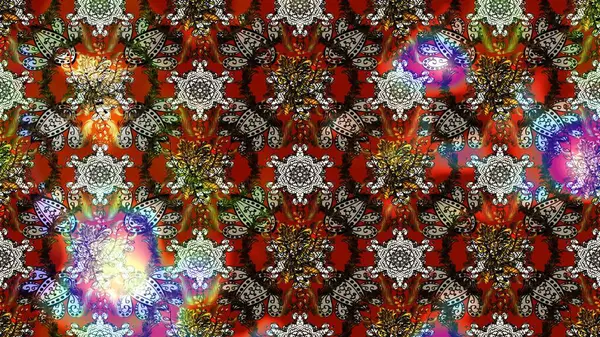 Güzel kumaş deseni. Raster suluboya çiçek deseni, narin çiçekler, kahverengi, gri ve kırmızı çiçekler, tebrik kartı şablonu.