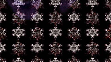 Düz Çiçek Elementleri Tasarımı. Renkli Bahar Teması eskiz kalıbı. Siyah renkli çiçekler. Raster illüstrasyonunda çiçek deseni çizimi.