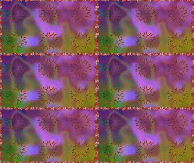 Raster güzel kumaş deseni. Soyut zerafet çiçek arka plan ile seamless modeli.